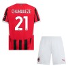 Camisola + Calções AC Milan Chukwueze 21 Criança Equipamento 1ª 24/25